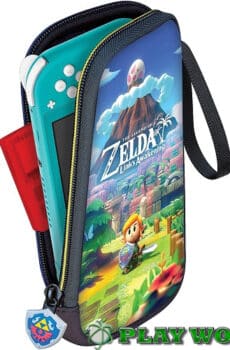 Custodia Nintendo Switch Lite Zelda + Custodia per 4 Giochi e 2 Micro SD