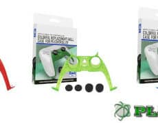 5 in 1 Set Dualsense: Scocca centrale + 4 Thumbstick Grips per Dualsense PS5 - PlayStation 5