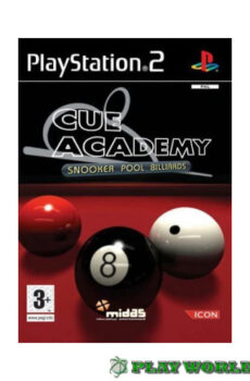 CUE ACADEMY SNOOKER POOL BILLIARDS - USATO PS2