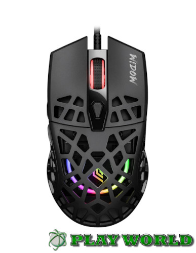 MOUSE USB GAMING NOUA WIDOW MESHED RGB